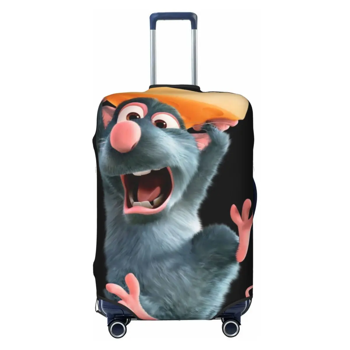 

Remy And Cheese Ratatouille Suitcase Cover Dust Proof Cartoon Luggage Covers Protector for 18-32 inch