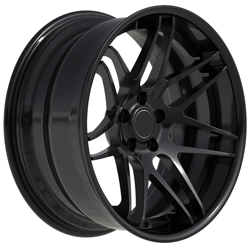 

Borui Forged Car Wheel Rims 6061-T6 Alloy Monoblock Wheels 20 21 22 24 26 Inch 5x112 Custom Brushed Black Passenger Car Wheels