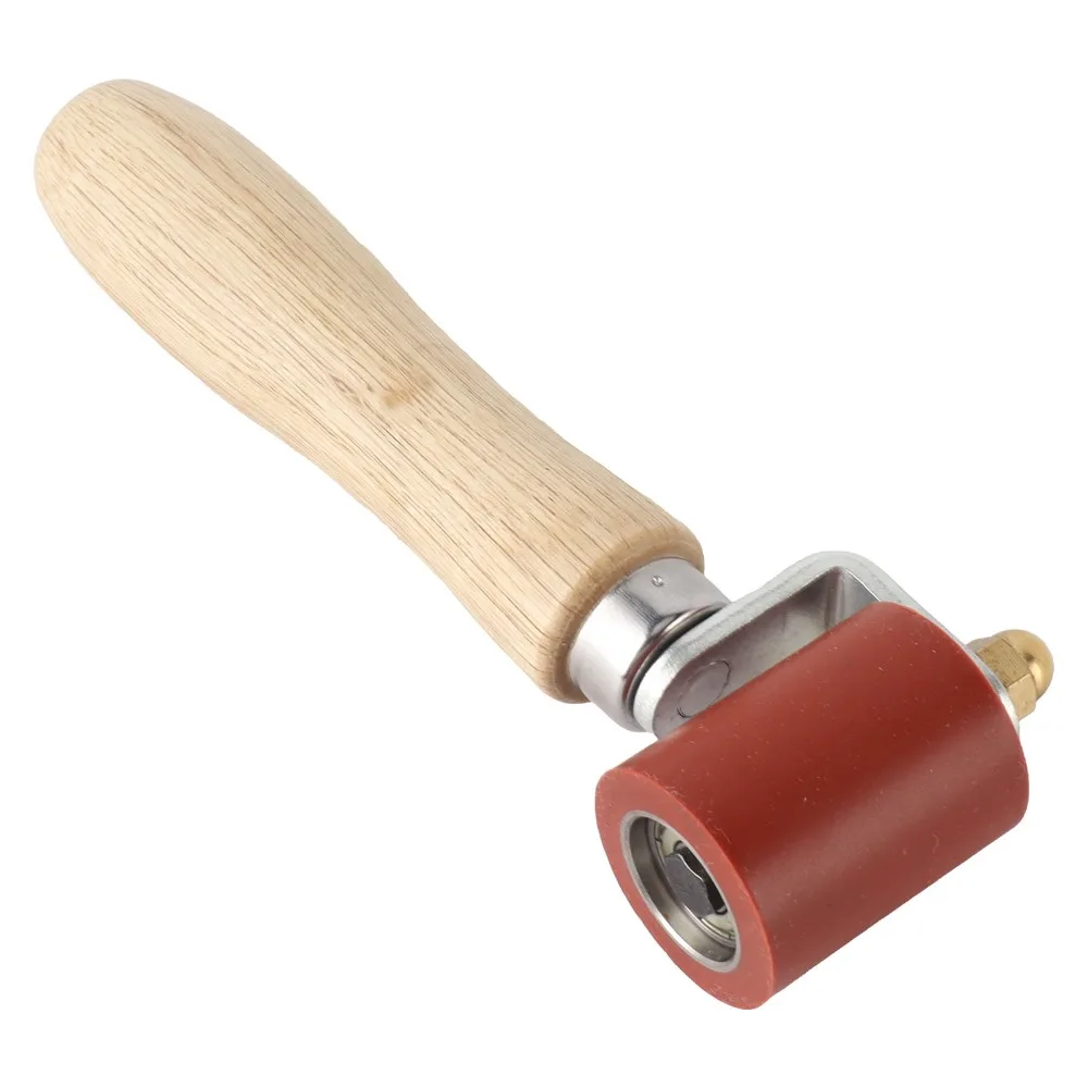 40 مللي متر الثقيلة سيليكون التماس الأسطوانة مقبض خشبي مريح قبضة لحام يده الأسطوانة لأغشية PVC/TPO/EPDM