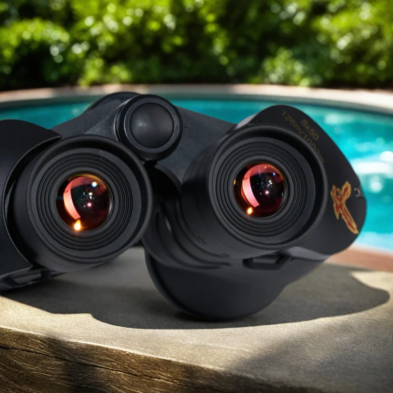 1 قطعة V FAR مناظير فائقة الوضوح FMC فيلم أحمر متعدد الطبقات مناسب لهدايا عيد ميلاد صيد الطيور في الهواء الطلق