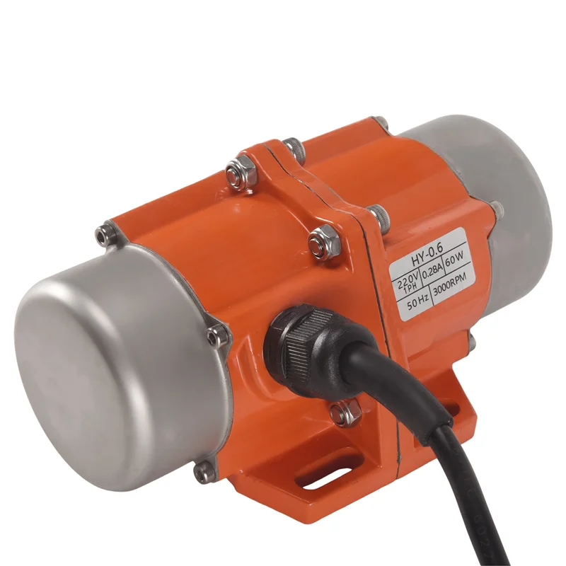 AUAU-60W 220V Vibrating Motor Adjustable Speed For Feeding Machine Shotcrete Machine Washing Machine
