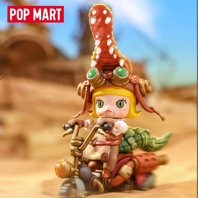 Pop Mart Molly Steampunk Animal Locomotive Series Blind Box Guess Bag Mystery Box Toys Doll Cute Anime Figure Ornaments Gift