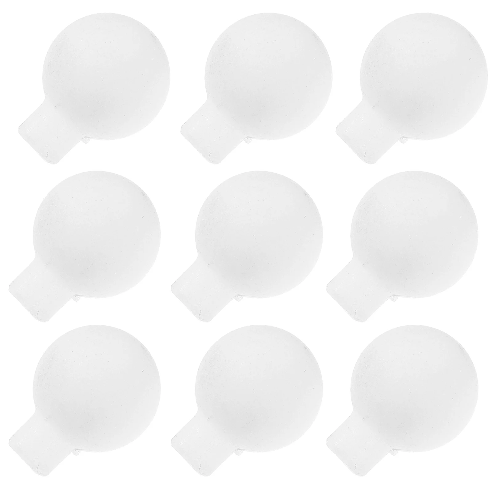 

100 Pcs Light Globe Light Bulb Pendant Bulb String Shade Plastic Globe Decoration Empty Lamp White Pendant DIY Indoors Outdoors