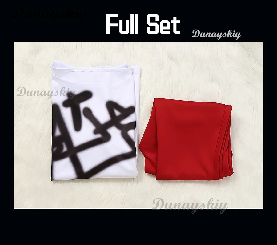 맞춤형 애니메이션 ALIEN STAGE 틸 코스프레 의상 가발 셔츠 바지 초커 스티커 귀걸이 무대 아이돌 파티 공연 의상