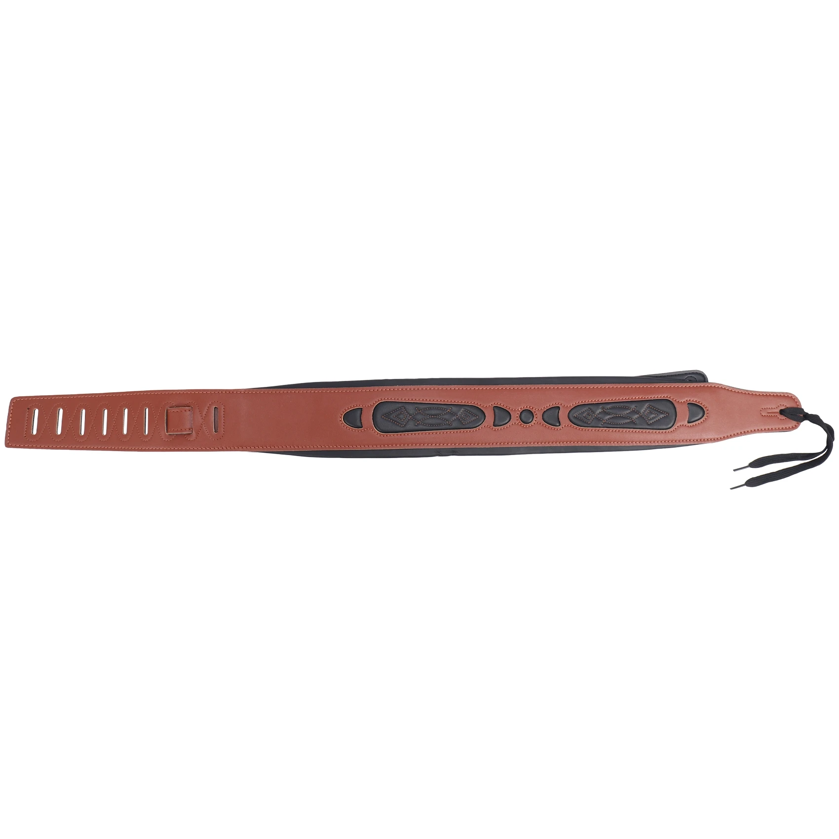 

Dropship-Leather Real Cowhide Guitar Strap For Electric Bass Guitar Adjustable Padded