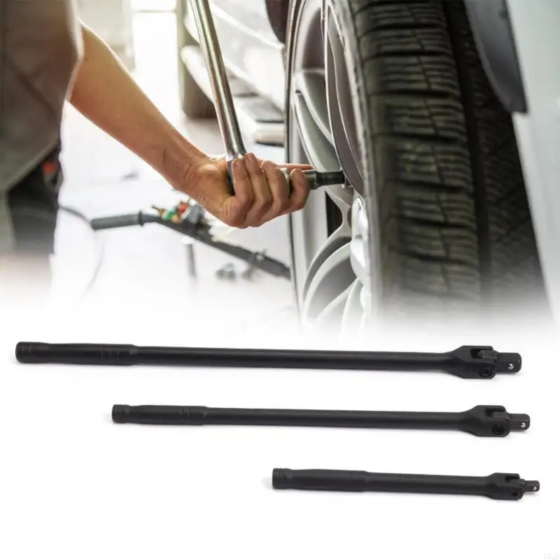 57QF Multifunctional F Steering Handle Torque Wrench Set 3 Piece Includes 1/4" 3/8" 1/2" Size for Automotive and Home Repair