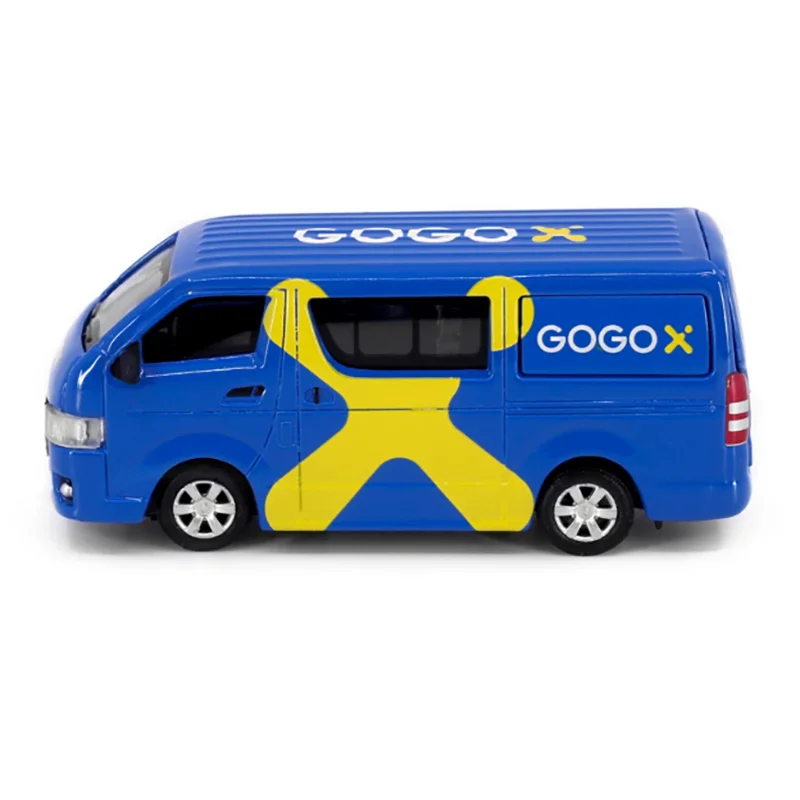 Tiny 1:64 Scale #07 Hiace GOGOX Alloy Car Model Collection Souvenir Adult Gift desktop decoration Static Display