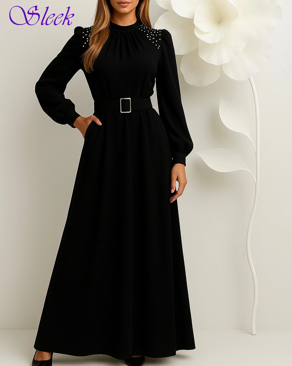 

Customized A-Line Crew Neck Elegant Formal Evening Dress and Temperament High Quality Celebrity Gowns Delicate Party Dress