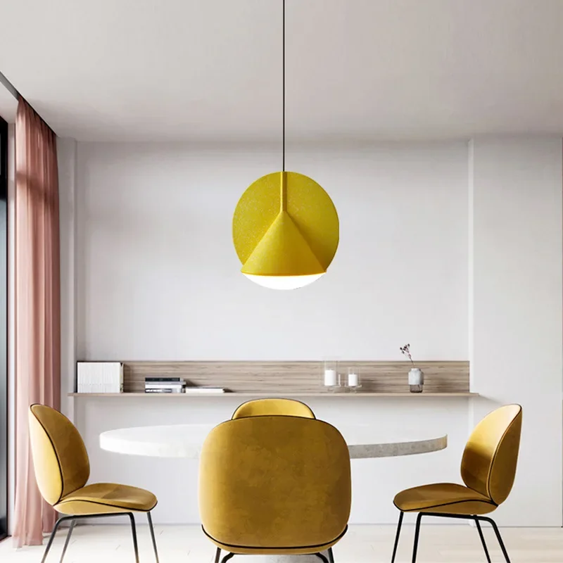 

LED ceiling pendant lamp 12W Color pendant lamp nordic Living Room Dining Room Kitchen Hanging Lamp Bedroom Interior Decor Light