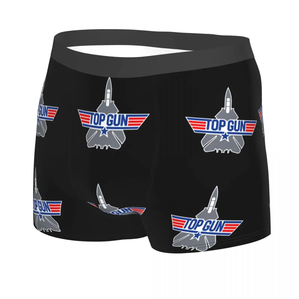 Custom Fighter Jets Top Gun Boxers Shorts Men's Maverick Film Briefs Underwear Funny Underpants