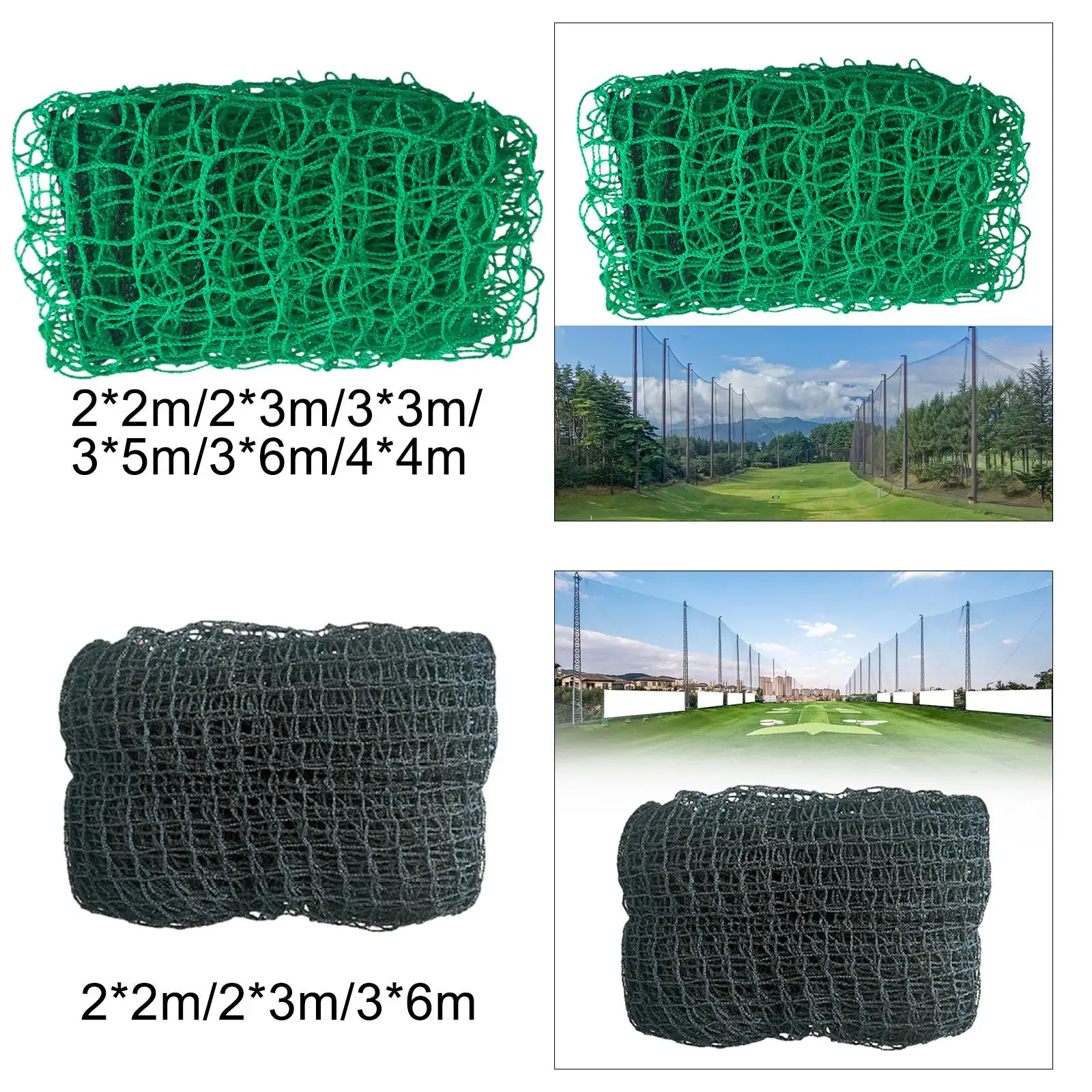 Golf Practice Barrier Net Golf Ball Hitting Netting for Outdoor and Indoor