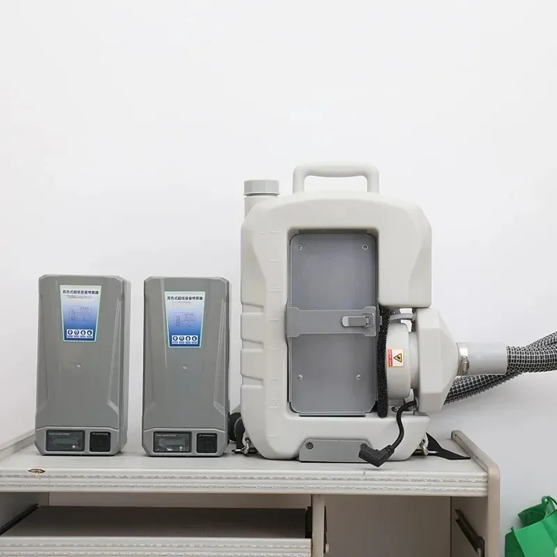 8L 350/500W Electric Backpack ULV Ultra Low Volume Cold Fogger Mosquito Killer Aerosol Spray 15.6AH Lithium Battery