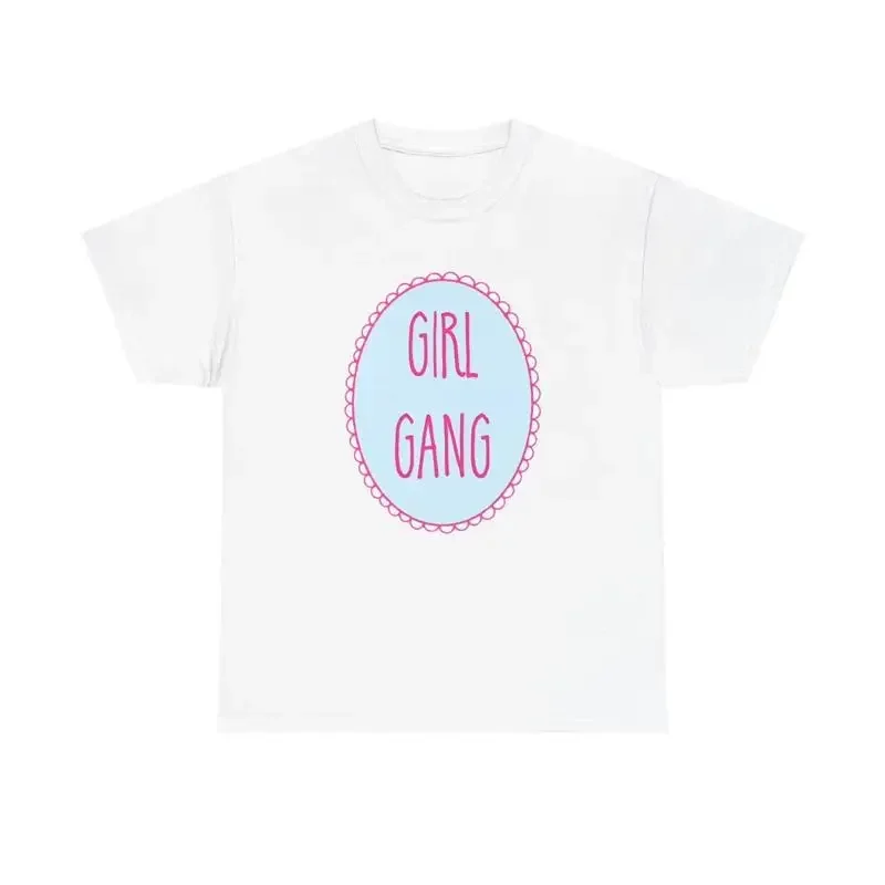 Girl Gang T Shirt Baby Shower Reveal Heavy Cotton