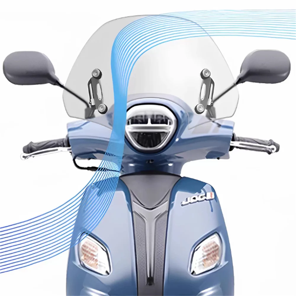 

windshield modification For Yamaha 2023 JOG Deluxe i plus with raised front windshield JOG plus windshield panel with bracket