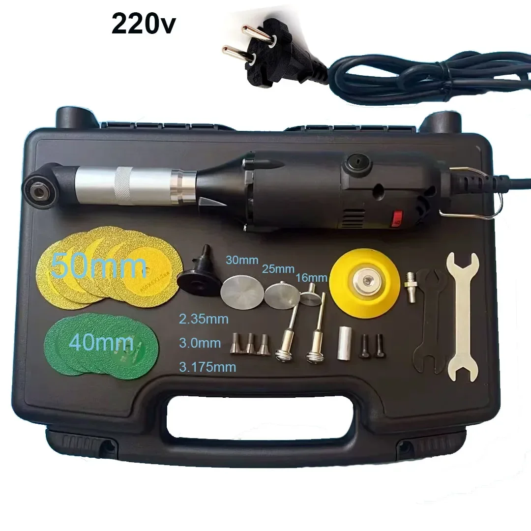 

Micro Angle Grinder Multifunction 90° Electric Elbow Grinding Machine Elbow Engraving Polisher Ceramic Tile Cleaning Tools