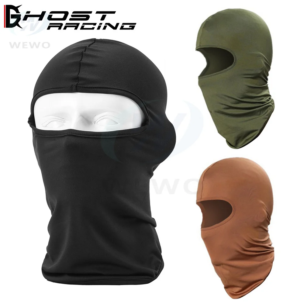 

Motorcycle Balaclava Full Face Mask Warmer Windproof Breathable Airsoft Paintball Cycling Ski Shield Anti-UV Sun Hats Men Helmet