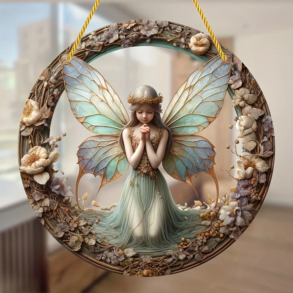 Enchanting Elf Fairy Acrylic Window Art-Sun Catcher&Garland Decor,For Home,Garden,Home,Bar,Cafe-Unique Gift For Friends&Family