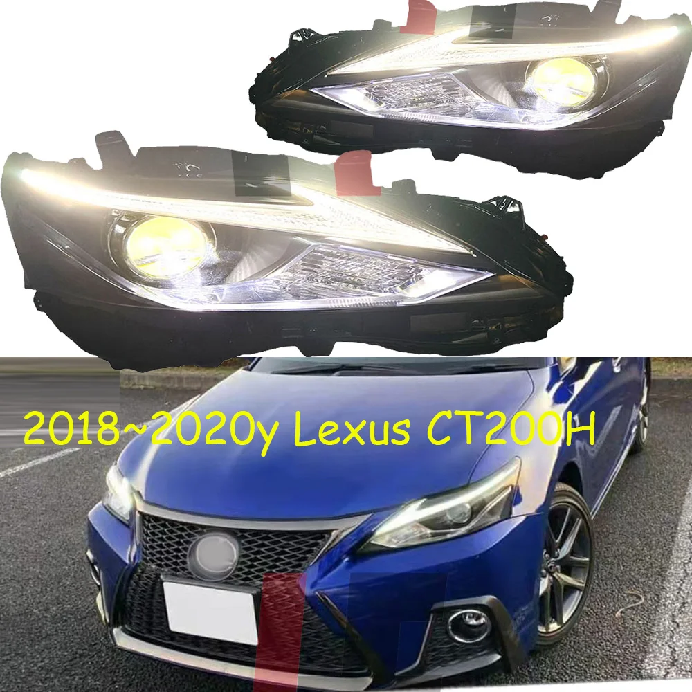 1pcs car bumpe headlamp for Lexus CT200H headlight 2018~2020y head lamp for Lexus CT200H fog light