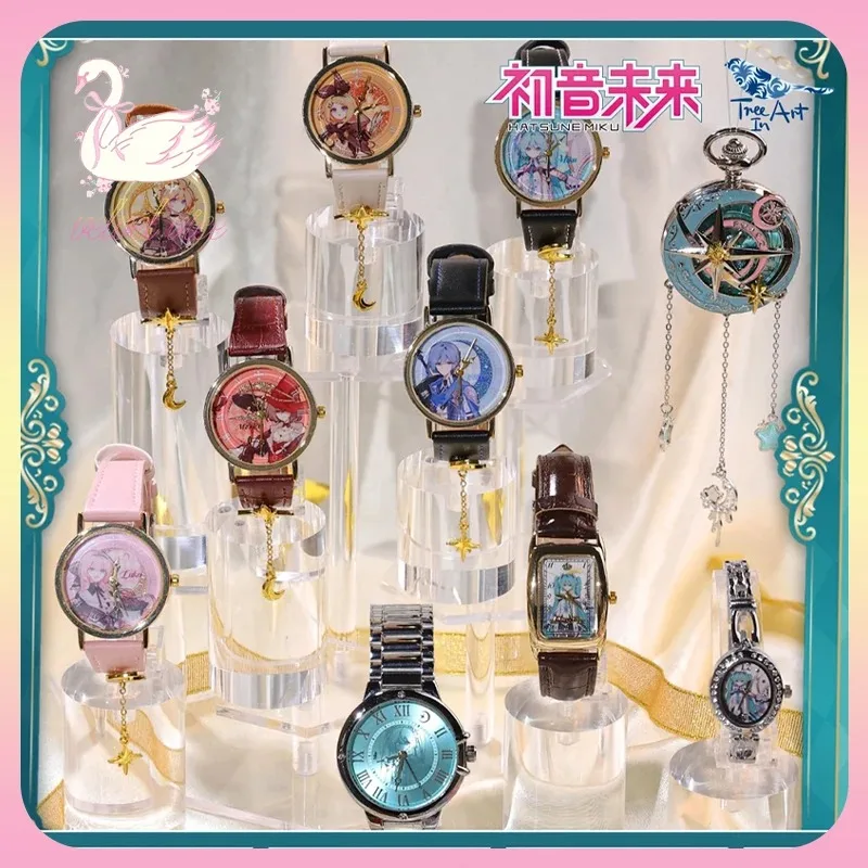 Original Hatsune Miku Star Moon Knight Series Wrist Watch Blind Box Anime Peripheral Collection Toys Girls Gifts