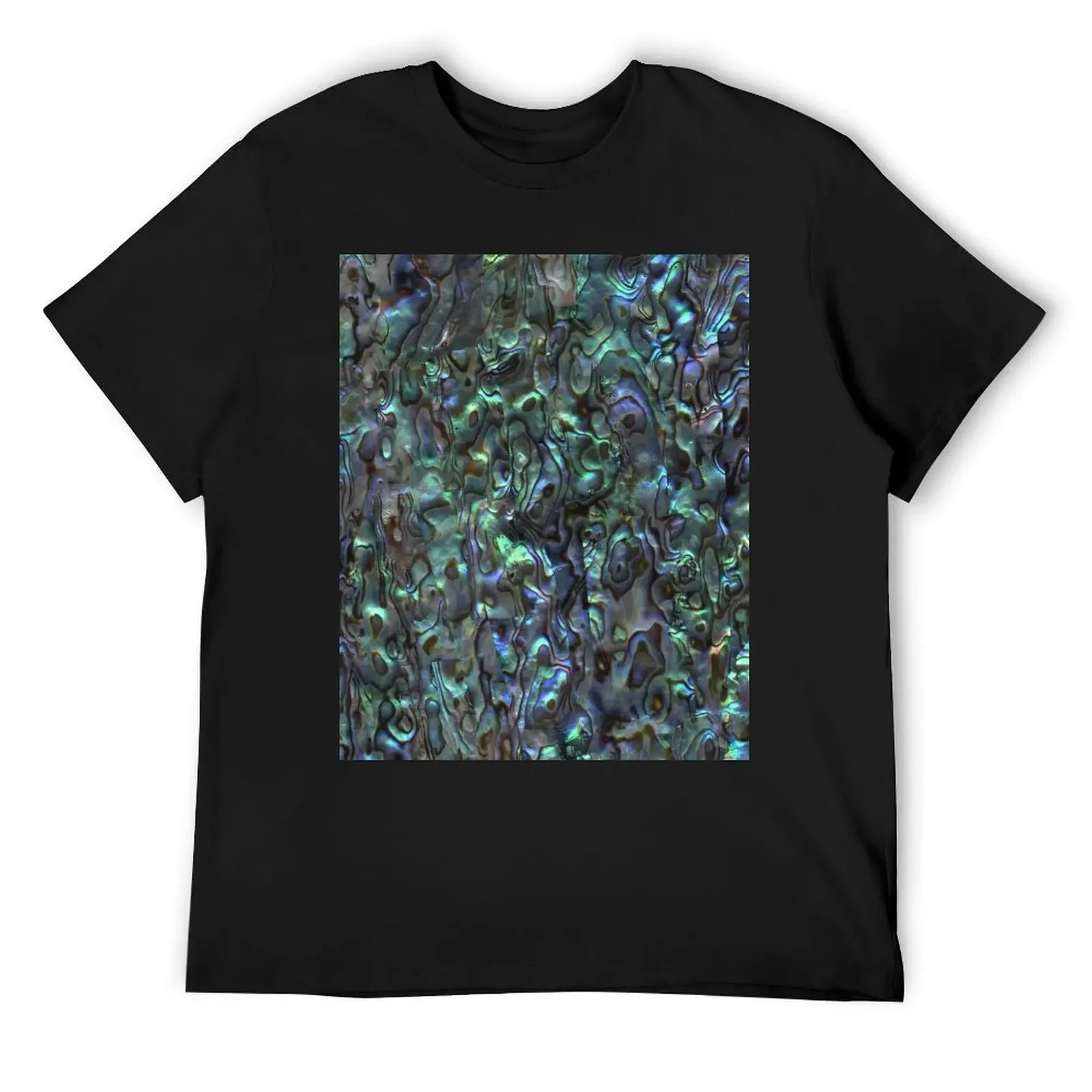 Abalone Shell Paua Shell Seashell Patterns Sea Shells Natural T-Shirt sublime aesthetic clothes Men's t shirts