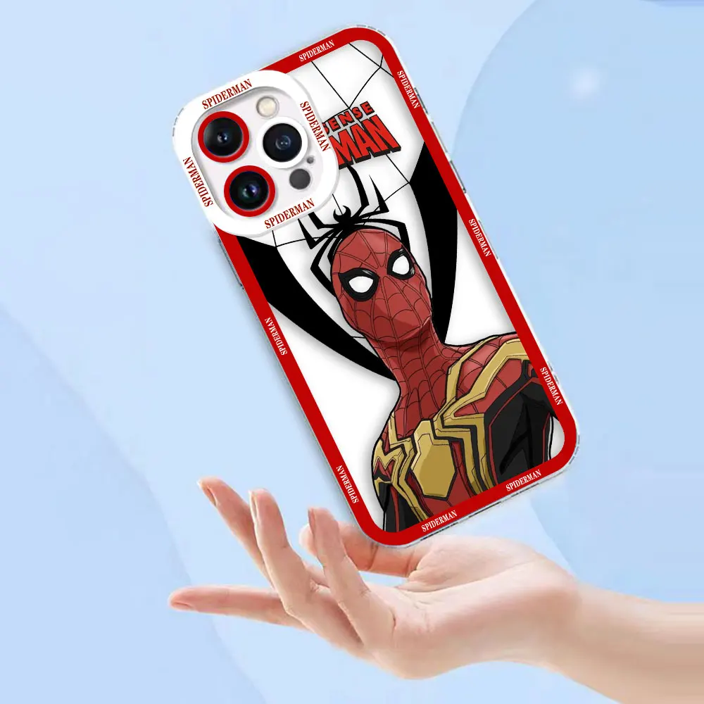 Etui na telefon Avengers Marvel Spider-Man przezroczyste do OPPO A98 A94 A92 A79 A78 A74 A60 A58 A57 A55 A53 A17 A16 A15 A9 A5 A3 A5X