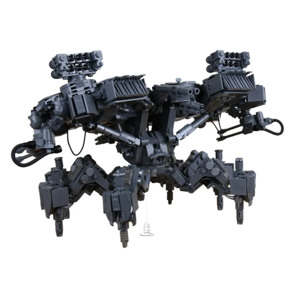 

MOC Апокалиптическая военная машина, строительные блоки, Deathbringer, механическая модель зверя, комплект, Sci-Fi существо, сделай сам, кирпичи, подарок для взрослых