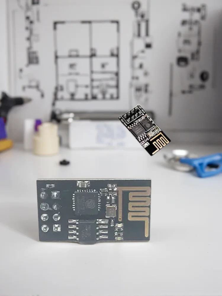 ESP-01 ESP-01S ESP8266 szeregowy bezprzewodowy moduł bezprzewodowy transceiver ESP01 ESP8266-01 — zdjęcie 2