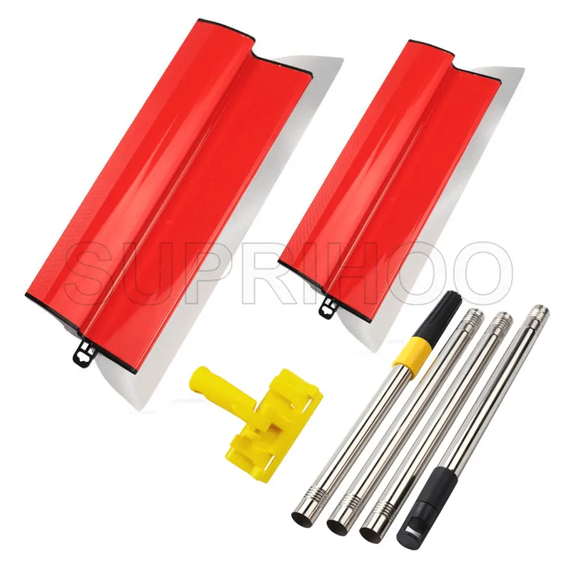 Drywall Flat Box With Skimming Blade Set Practical Drywall Master Tools Drywall Smoothing Tool Plastering Flat Box Plaster Box