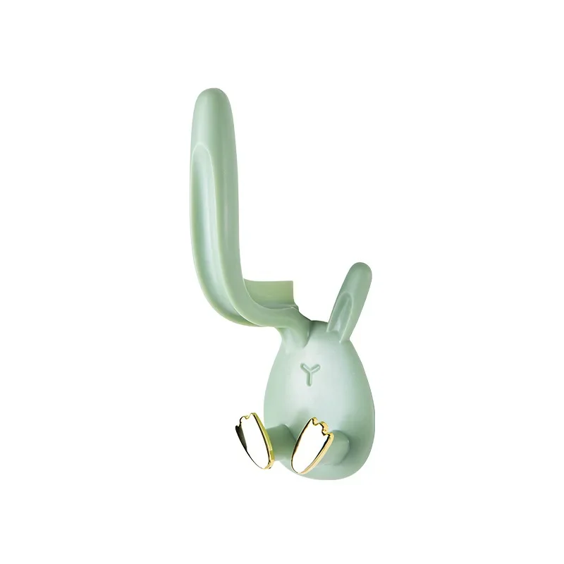 Rabbit Wall-mounted Toothbrush Holder Mouthwash Cup Set Toothbrush Brushing Cup Mug Storage Rack Organizer Bathroom Accessories