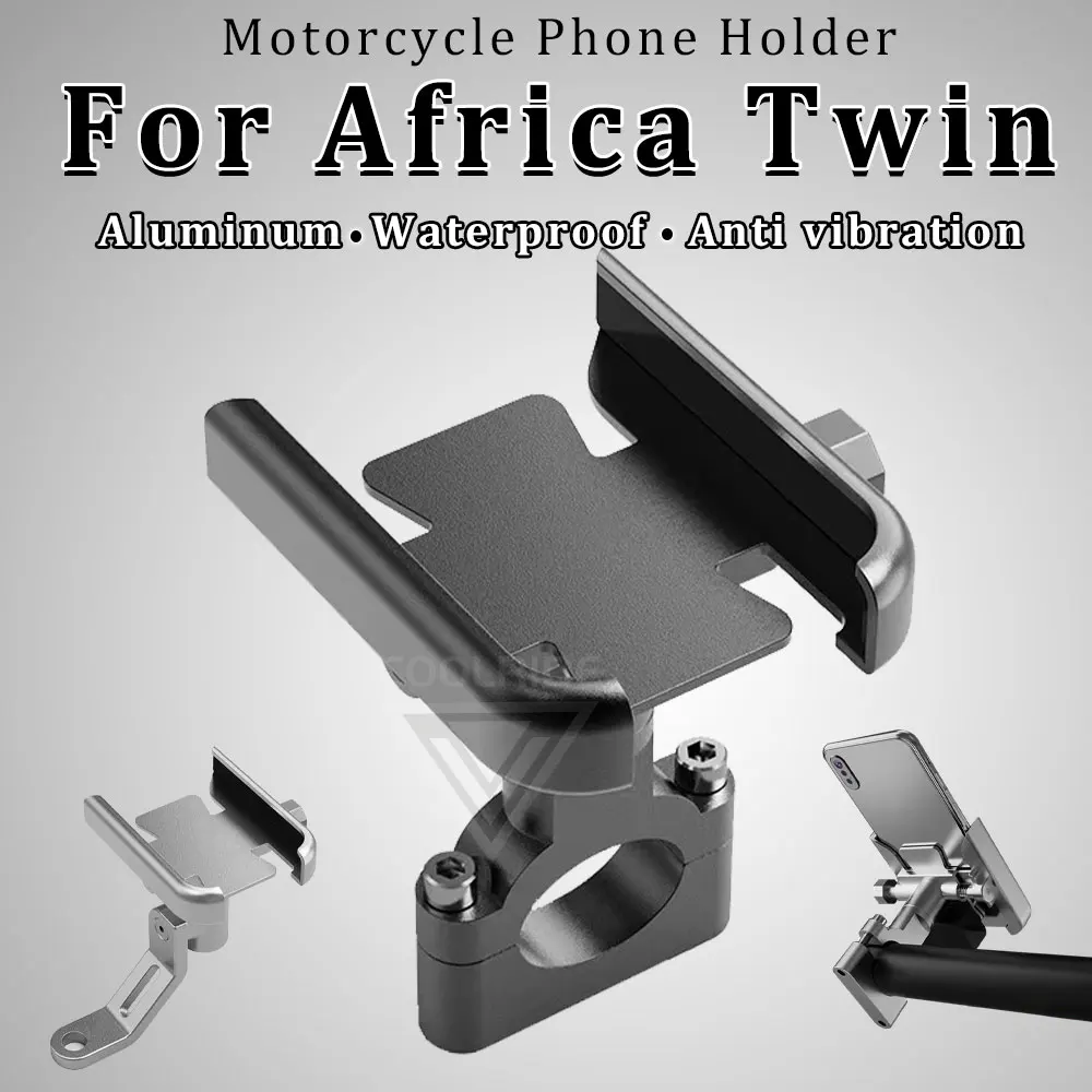 Motorcycle Phone Holder Aluminum Honda Africa Twin CRF1100 Accessories 1100 Adventure Sports CRF1000L XRV 750 CRF1100L 2021 2023