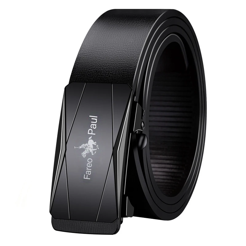 Men\'s Belt Fashin Belts For Men Casual Automatic Buckle Strap Bussiness PU Leather Pants Belt