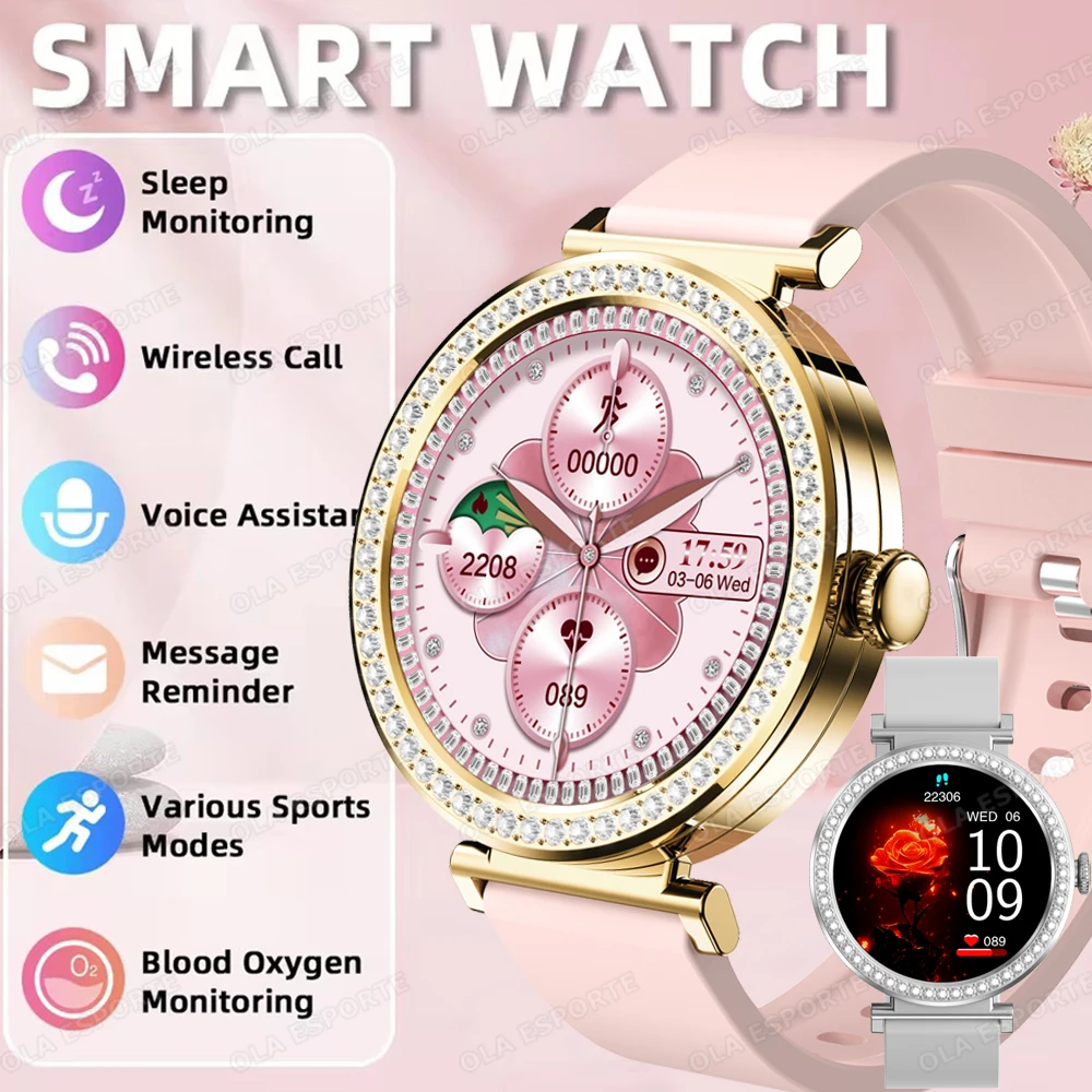 

Новые умные часы с двойным ремешком, женские Bluetooth-вызовы, спортивные режимы, часы, пульсометр, ЭКГ/мониторинг сна, шагомер, умные часы 2025