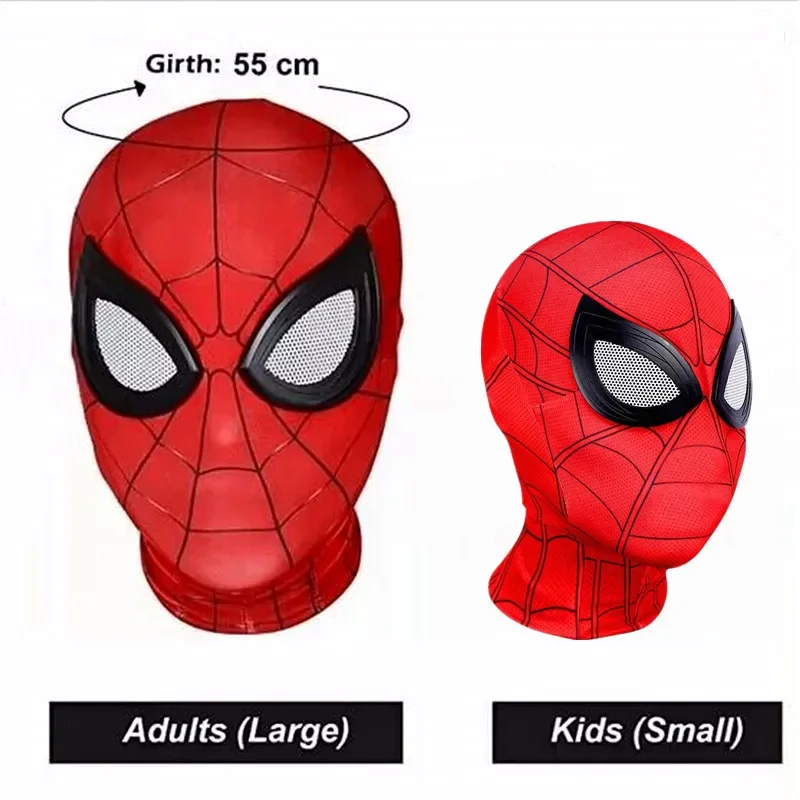 Superhero Mask, 3DSuper Hero Mask Spider Mask Halloween Mask for Men Adult Kids for Halloween Christmas Cosplay Party