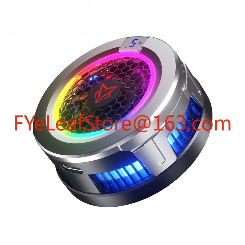 

B7 AI Temperature Controlled Mobile Cooling Fan for Gaming Fast Cooler RGB Fan Magnetic Freeze