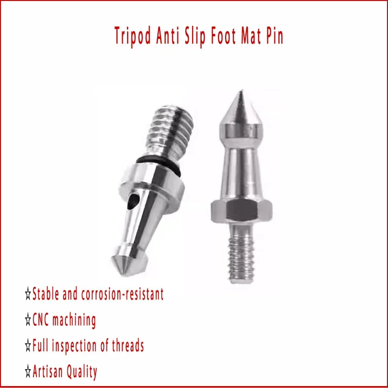 Anti Slip foot Pads for Tripod Stainless Steel Nails 3/8 1/4 M8 Screw Universal Base