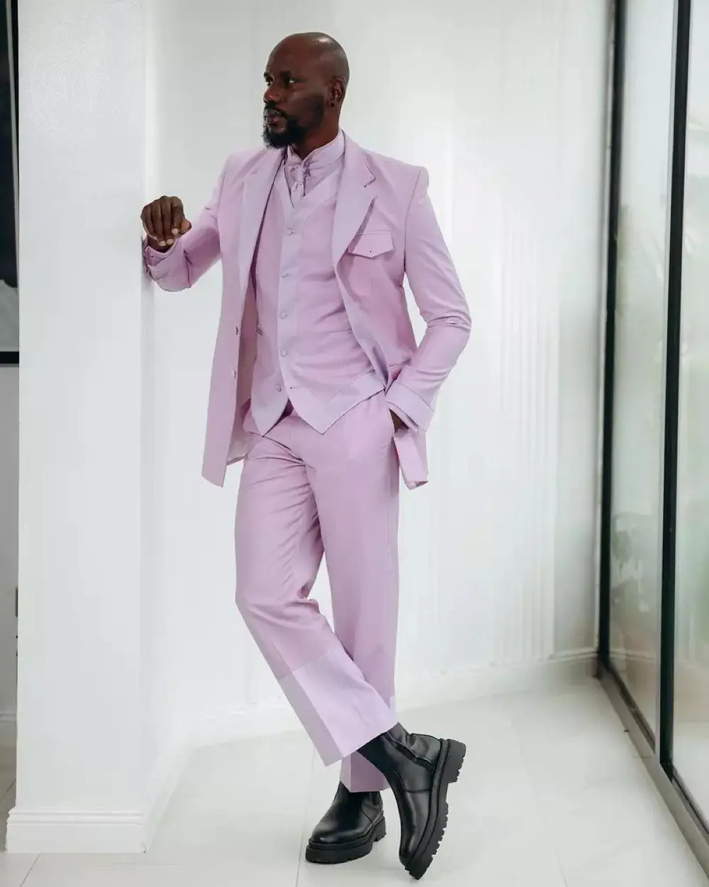 Costumes de marié de Style design 3 pièces, costumes de mariage formels grande taille, costumes de spectacle de soirée personnalisés