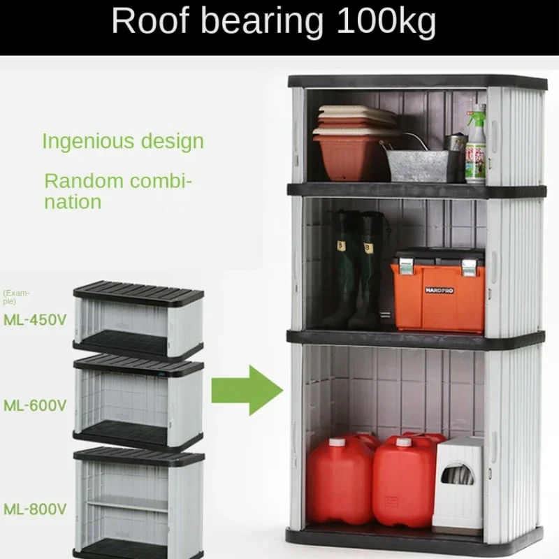 

Outdoor Gardening Waterproof Sunscreen Tool Storage Cabinet Alice Outdoor Storage Cabinet