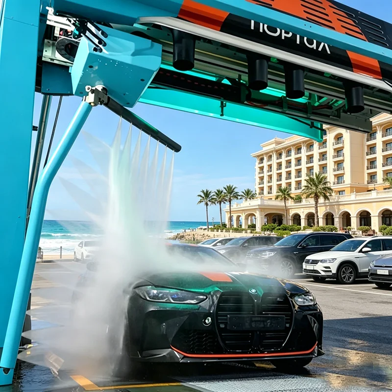 Touchless Automatic Car Wash Equipment Full Automatic Chemical Proportioning Commercial Car Washing System