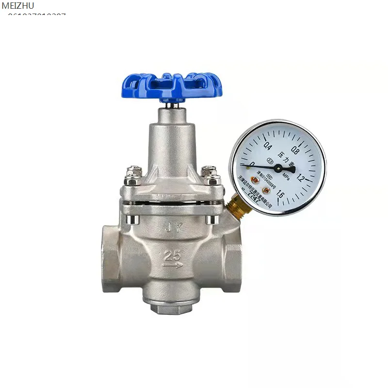 

Adjustable Tubular PressureReducing ValveStainless Steel Tap Water Threaded Pipe HighTemperature Steam Pressure Regulating Valve