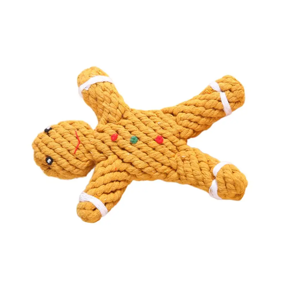 

Dog Pressure Relief Toy Puppy Bite Toys Pet Cotton Rope Owner Interaction Supplies Chewing Lovely Small