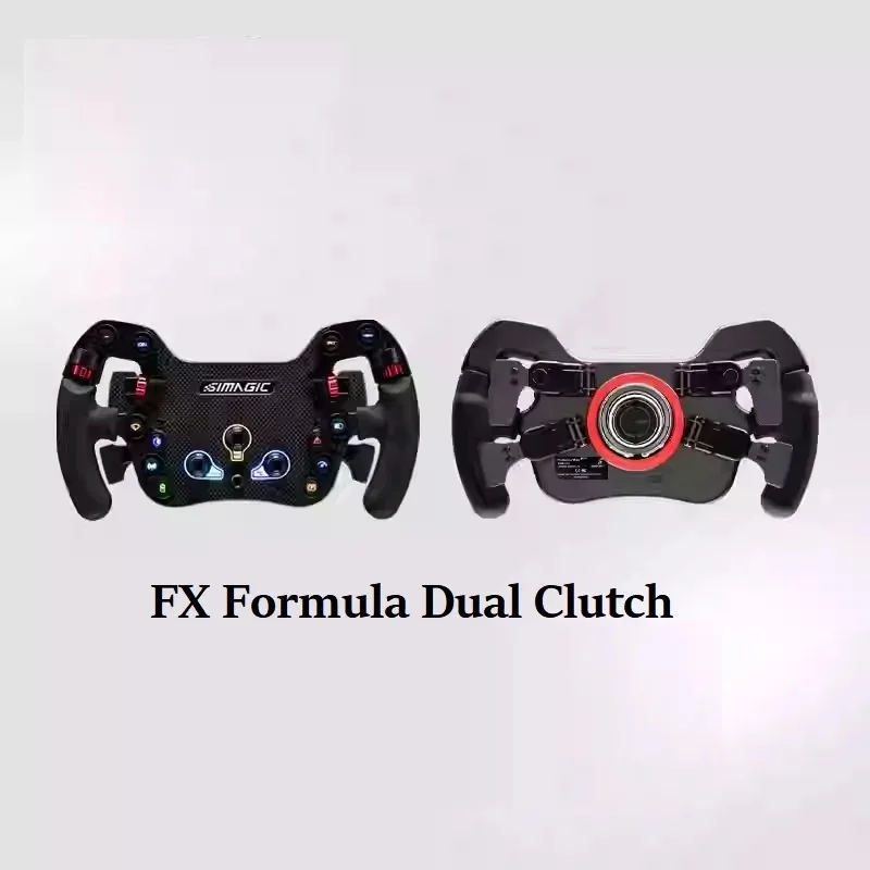 FX Formula Extreme Wheel Single /Dual Clutch Cabon Fiber Steering Wheel for Alpha Mini U Base Direct Drive Simulator Racing Game