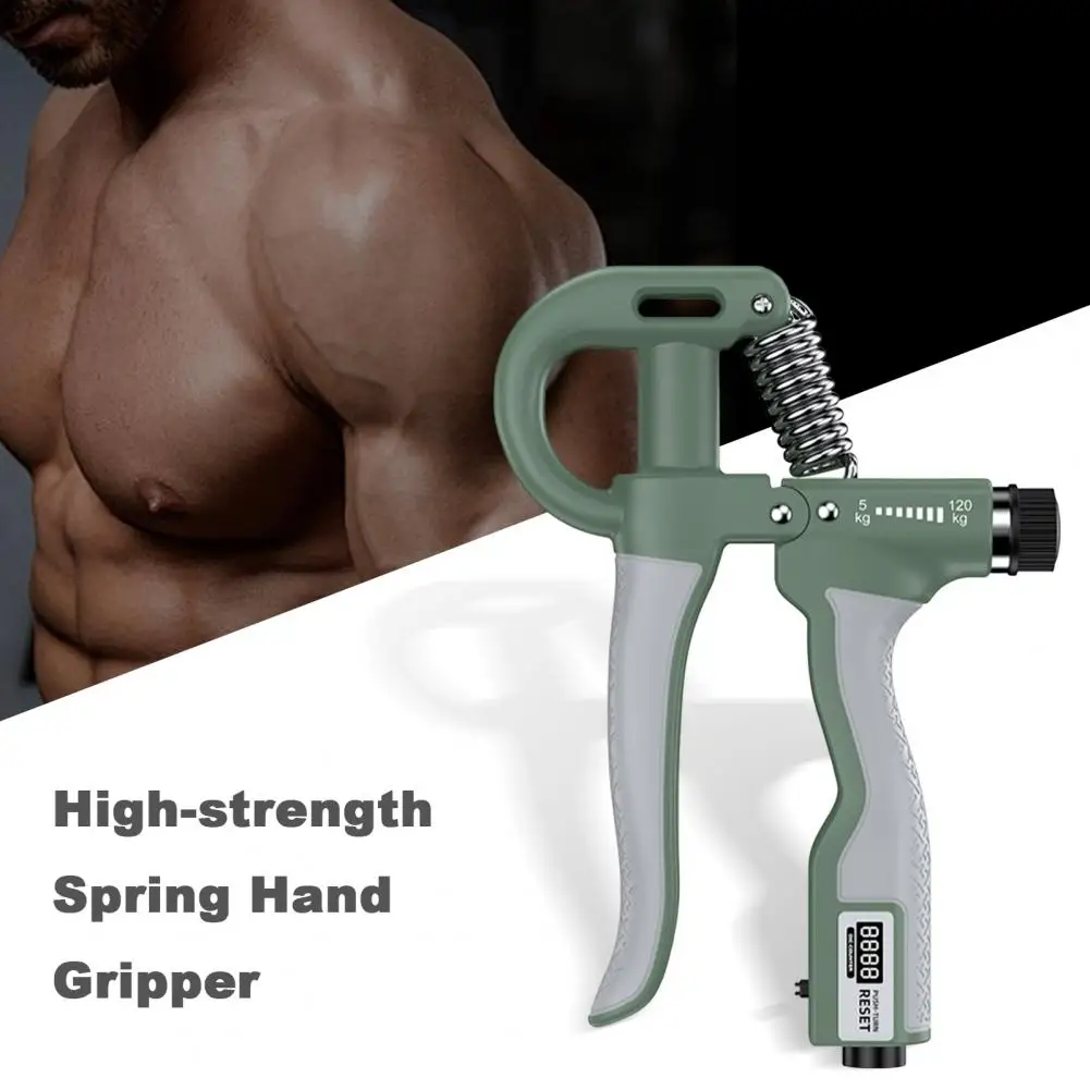 Grip Strength Trainer with Adjustable Resistance 5-120KG Real-Time Data Display Forearm Strengthener for Athlete Injury Recovery