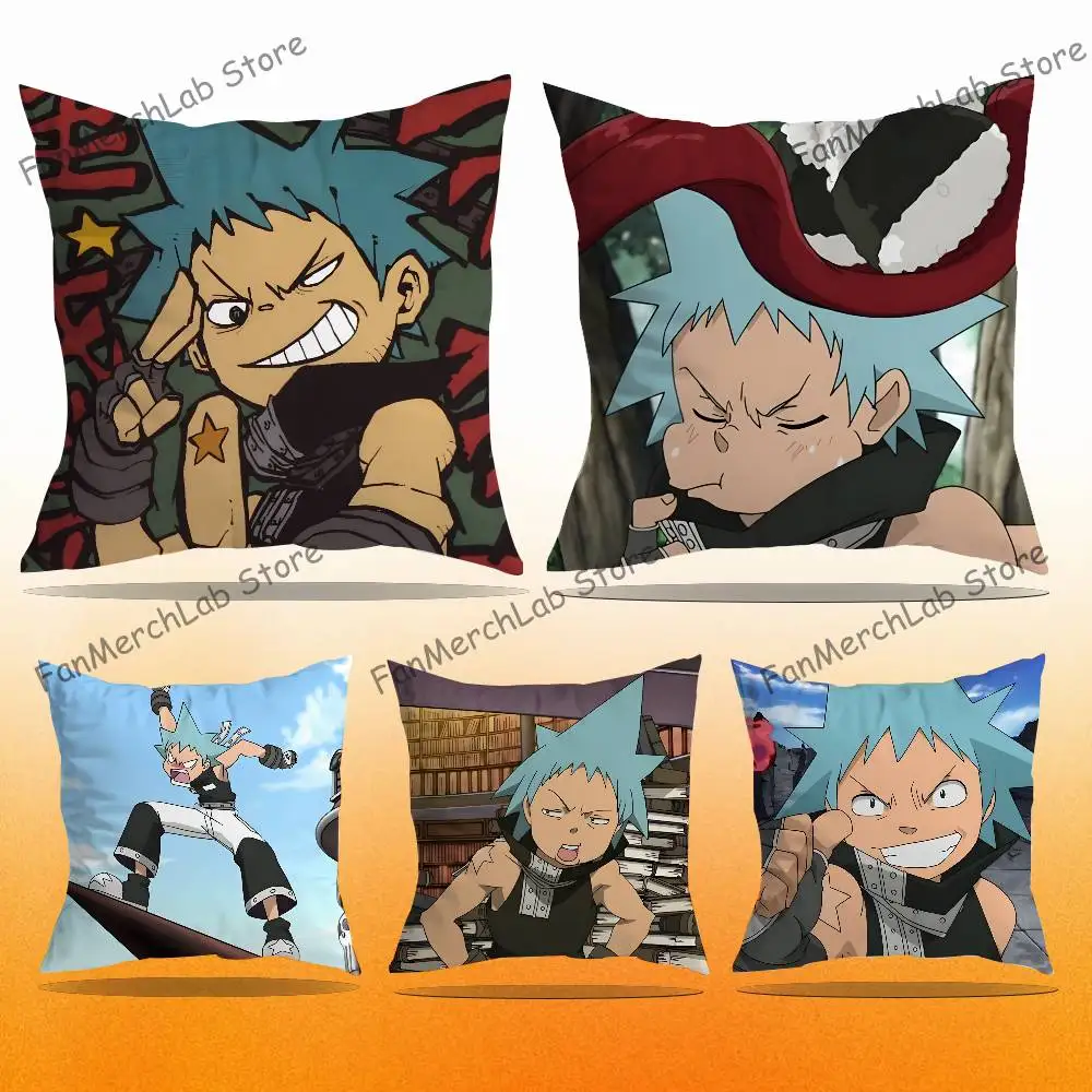 S-Soul Black Star Eater Pillow Case Ultra Soft Skin Friendly Fabric Cloud Like Comfort & Concealed Zipper