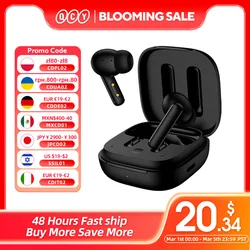 QCY-T13 ANC Fones De Ouvido Sem Fio, Bluetooth 5.3 TWS, ANC, Auscultadores De Cancelamento De Ruído, 4 Microfones ENC Headset, In-Ear, Handfree Earbuds