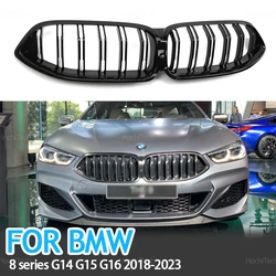 Car M Color/Gloss Black High Quality Car Front Bumper Kidney Grille For BMW 8 Series G14 G15 G16 2019 2020 2021 2022 Car Styling