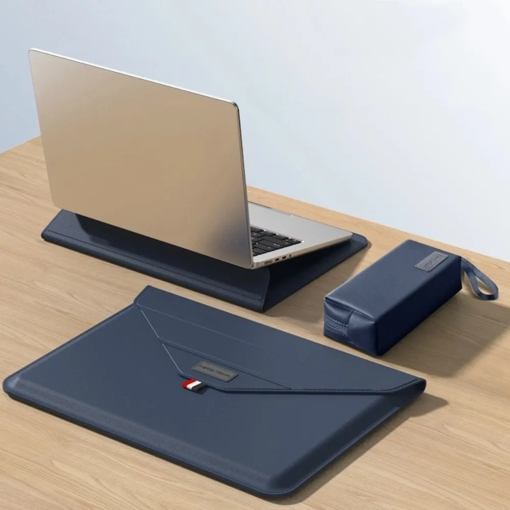 Mode 13/14 Zoll Laptop Sleeve Tragbare Tragen-beständig Steady Support Tasche PU Wasserdichte Laptop Tragetasche Unisex