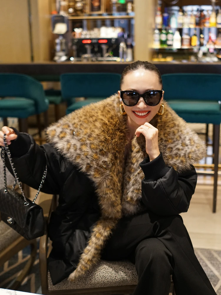 

Утепленная двусторонняя парка с меховым воротником, женская хлопковая стеганая куртка в корейском стиле, прямого кроя, зимняя верхняя одежда