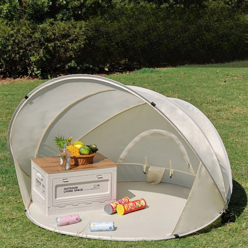 Portable Instant Pop Up Beach Tent, Outdoor Sun Shade Shelter for Sand Play & Camping