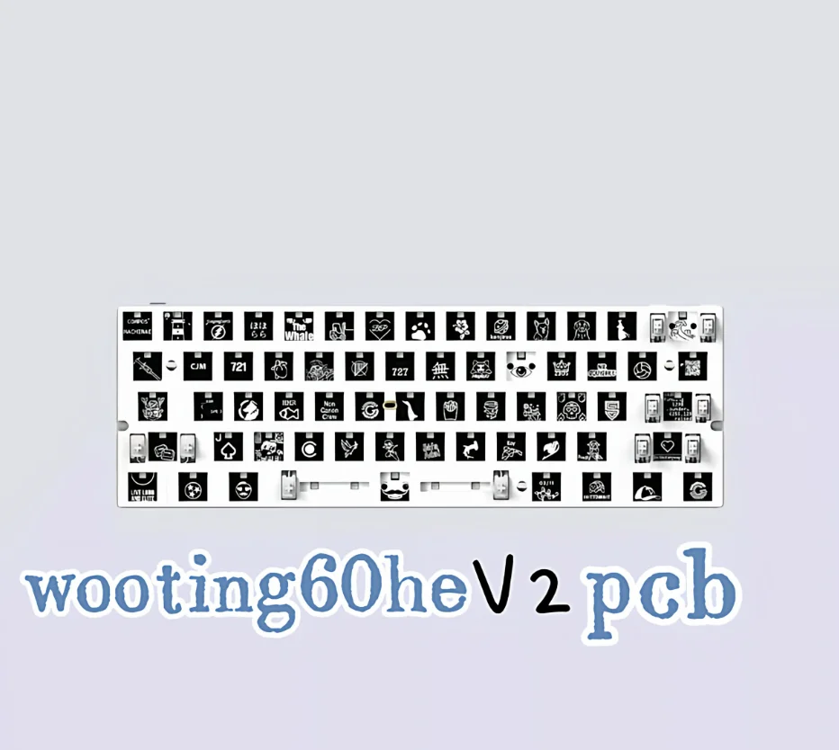Wooting 60HE V2 Wooting 60HE+ Wooting 80HE PCB 磁気軸 PCB基板