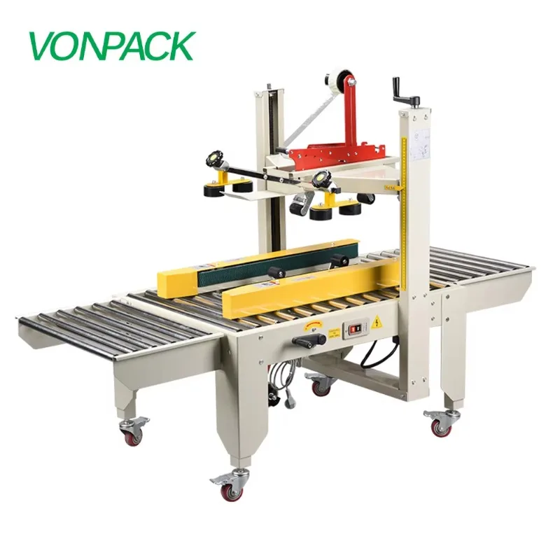 FXC-5050 Carton Sealing Machine Semi Automatic Up And Down Drive Carton Box Sealer Case Sealing Machine